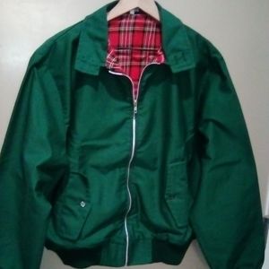 Harrington Bomber Jacket Large Green